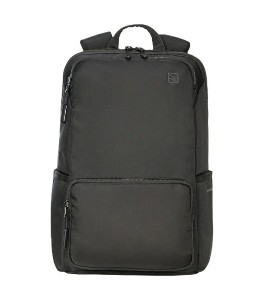 Tucano Terras Mochila Portatil 15,6" - Banda para Trolley - Correas Alcochadas - Bolsillo Antirrobo - Color Negro