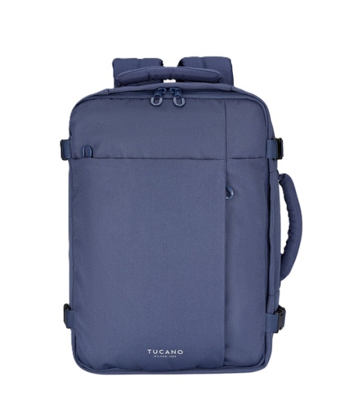 Tucano Tugo ML Mochila Portatil 17" - Mochila de Viaje para Cabina - Compartimento Trasero Acolchado - Soporte Airtag - Color Azul
