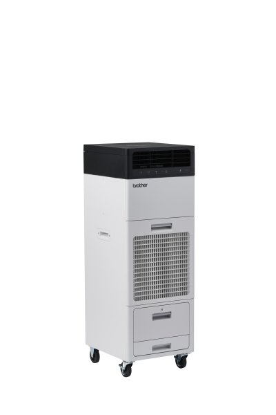 Brother Spot Cooler PD-7100S Climatizador Evaporativo - Potencia Hasta 220W - Flujo Hasta 500 m3/h - Hasta 6 Horas de Enfriamiento - Dos Tanques de 5 Litros Extraibles - Ruedas Multidireccionales - Color Blanco