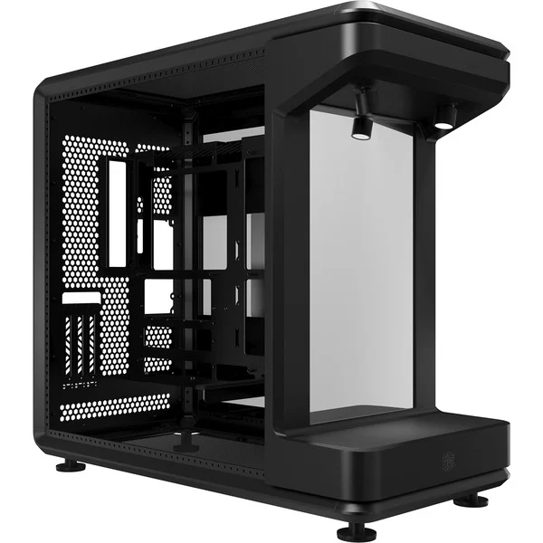 Cooler Master MasterFrame 360 Stage Mirror Caja ATX - 2x USB-A 3.2 1x USB-C 4.0 1x Audio y Micro - Espejo Frontal - Focos ARGB - Color Negro