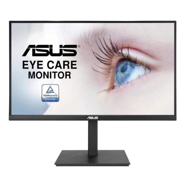 Asus VA27AQ Monitor 27" IPS QHD 75Hz HDR10 - Respuesta 1ms - Altavoces 4W - Ajustable en Altura, Giratorio e Inclinable - HDMI, VGA, DisplayPort - VESA 100x100mm