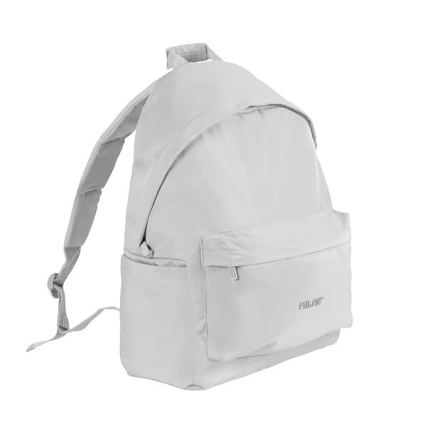 Milan Shadow Mochila Escolar Clasica 22L - Compartimento Interior para Portatil - Bolsillo Frontal y Lateral - Color Gris