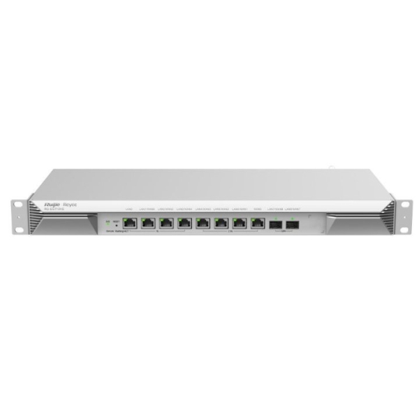 Ruijie RG-EG710XS Router Gestionado - 6 Puertos - 4x Ethernet 2.5Gbps - 2x SFP+ - Monitoreo en Tiempo Real - Gestion en la Nube - Color Gris