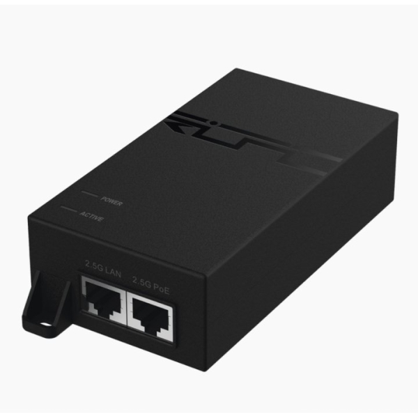 Ruijie RG-POE-50-60W-MG Inyector PoE - 1 Puerto - 60W - Voltaje de Salida 50V - Velocidad hasta 2.5Gbps - Color Negro