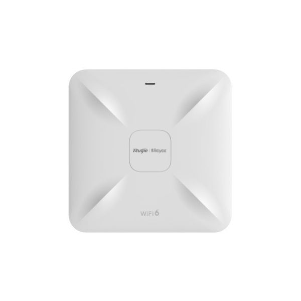 Ruijie RG-RAP2260(E) Punto de Acceso de Doble Banda - Montaje en Techo - PoE+ - 3.2Gbps - WiFi 6 AX3200 - Antenas Internas Omnidireccionales Ethernet - Color Blanco