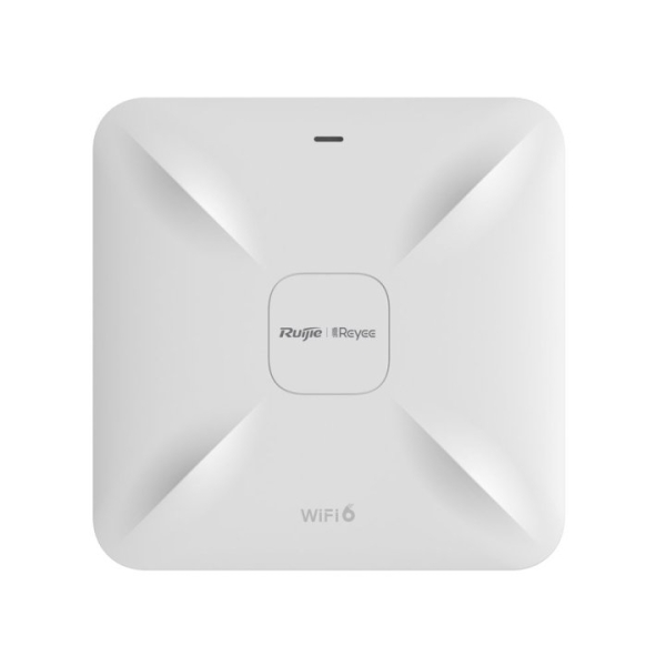 Ruijie RG-RAP2260(G) Punto de Acceso de Doble Banda - Montaje en Techo - 1.8Gbps - WiFi 6 AX1800 - 2x RJ45 - Antenas Internas Ethernet - Color Blanco