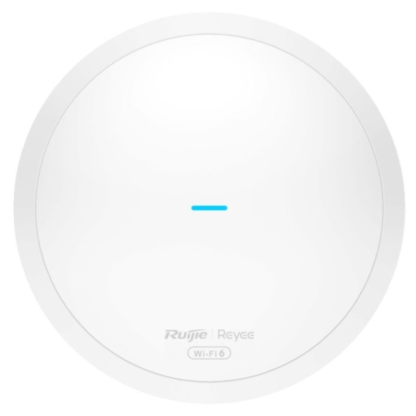 Ruijie RG-RAP62 Punto de Acceso de Doble Banda - Montaje en Techo - PoE - 1.8Gbps - WiFi 6 AX1800 - Gestion con App - Antenas Integradas - Color Blanco
