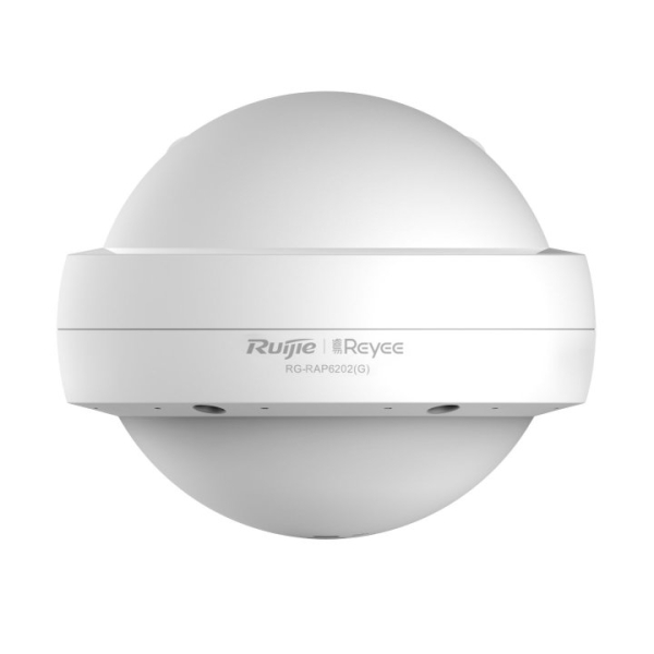 Ruijie RG-RAP6202(G) Punto de Acceso para Exterior - Doble Banda - IP68 - PoE - 2x RJ45 - 1.3Gbps - WiFi 5 AC1300 - Antenas Internas Omnidireccionales Ethernet - Color Blanco