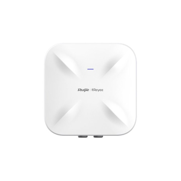Ruijie RG-RAP6260(G) Punto de Acceso para Exterior - Doble Banda - IP68 - PoE+ - 1.8Gbps - WiFi 6 AX1800 - Antenas Internas Omnidireccionales Ethernet - Color Blanco