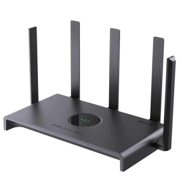 Ruijie RG-EW3000GX PRO Router de Doble Banda - 5 Puertos - Velocidad Inalambrica hasta 3Gbps - WiFi 6 AX3000 - Soporte Mesh - Color Negro