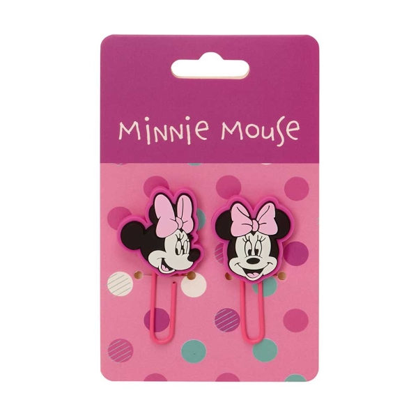 Safta Minnie Mouse Minty Pack de 2 Clips - Presentado en Blister - Color Rosa