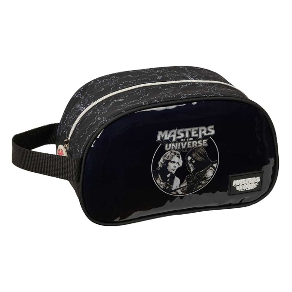 Safta Masters of the Universe Neceser - Adaptable a Carro - Asa de Mano Lateral - 26x15x12cm - Color Gris y Negro