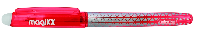 Online MagiXX Classic Boligrafo de Tinta Gel Borrable - Trazo de 0.7mm - Cartucho Reemplazable - Uso Ambidiestro - Color Rojo