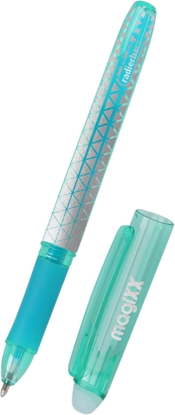 Online MagiXX Classic Boligrafo de Tinta Gel Borrable - Trazo de 0.7mm - Cartucho Reemplazable - Uso Ambidiestro - Color Turquesa