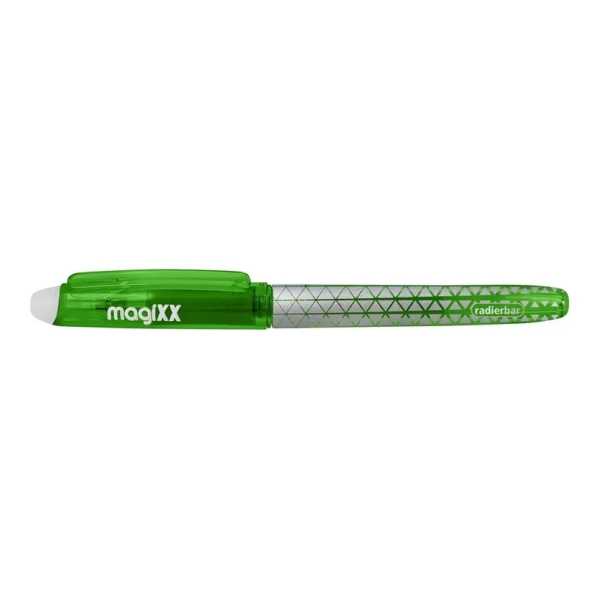 Online MagiXX Classic Boligrafo de Tinta Gel Borrable - Trazo de 0.7mm - Cartucho Reemplazable - Uso Ambidiestro - Color Verde