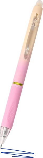 Online MagiXX Design Cotton Peach Boligrafo de Tinta Gel Borrable - Retractil - Trazo de 0.7mm - Cartucho Reemplazable - Tinta Azul - Uso Ambidiestro - Multicolor