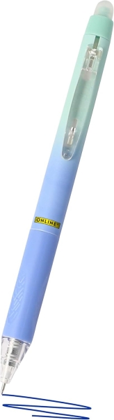 Online MagiXX Design Ocean Breeze Boligrafo de Tinta Gel Borrable - Retractil - Trazo de 0.7mm - Cartucho Reemplazable - Tinta Azul - Uso Ambidiestro - Multicolor