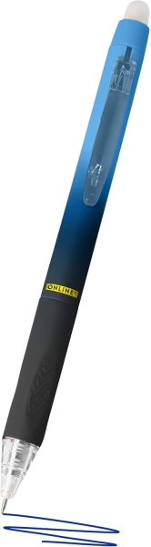 Online MagiXX Design Blue Eclipse Boligrafo de Tinta Gel Borrable - Retractil - Trazo de 0.7mm - Cartucho Reemplazable - Tinta Azul - Uso Ambidiestro - Multicolor
