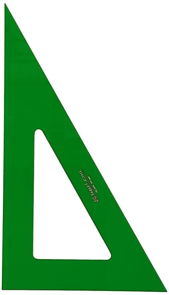 Faber-Castell Cartabon Tecnico 28cm - Sin Graduacion - Color Verde Transparente