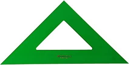 Faber-Castell Escuadra Tecnica 21cm - Sin Graduacion - Color Verde Transparente