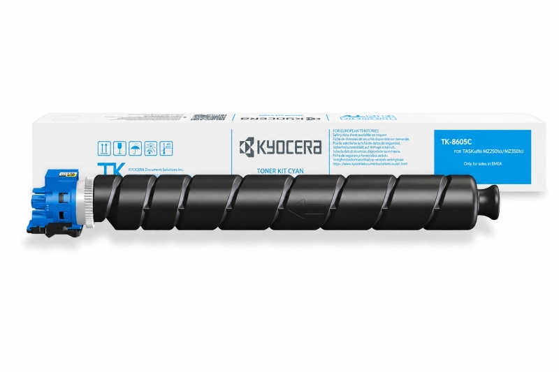 Kyocera TK8605 Cyan Cartucho de Toner Original - 1T0C2MCNL1/TK8605C