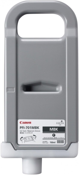Canon PFI701 Negro Mate Cartucho de Tinta Original - 0899B001/PFI-701MBK