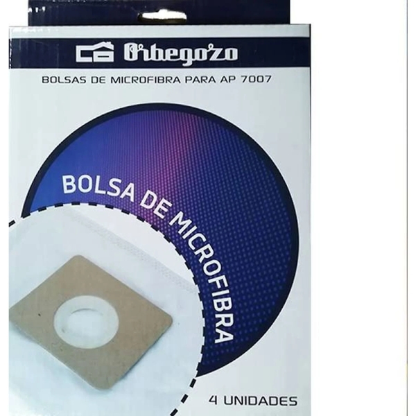 Orbegozo Bolsas de Microfibra Para AP 7007 - 4 Unidades