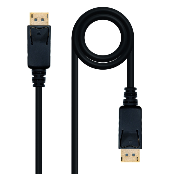 Nanocable Cable Displayport 1.2 DP/M-DP/M - Longitud 10m - Soporta Resoluciones de Video de hasta 4K - Color Negro