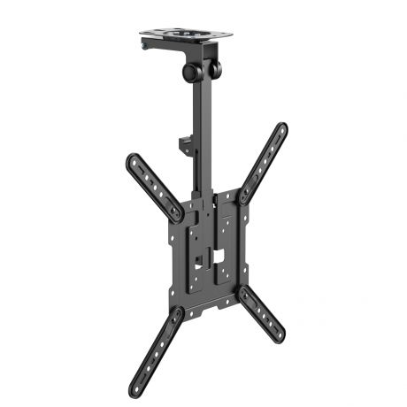 Ewent EW1511 Soporte de Techo para Pantallas 23-55" - Angulo de Giro 360º - Plegable - Peso Max. 20kg - VESA Max. 400x400mm - Color Negro