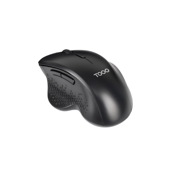 Tooq TQMWG-1105-B Raton Inalambrico Ergonomico - 1600dpi - 6 Botones - Color Negro
