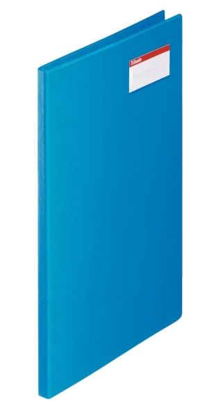 Esselte Carpeta Miniclip Din A4+ - Tarjetero y Bolsa Interior - Material PVC - Medidas 238x17x315mm - Color Azul