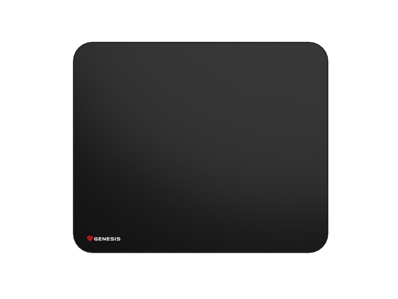 Genesis Carbon 500 Alfombrilla L Logo - 400X330X2.5MM - Superficie de Tela - Base de Goma Antideslizante - Color Negro