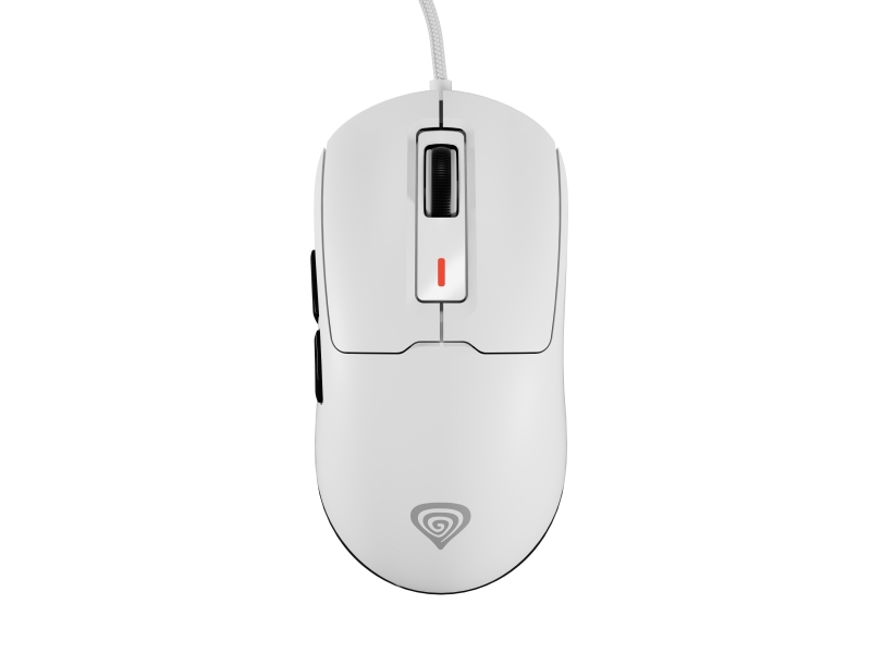 Genesis Krypton 660 Raton Gaming - Sensor Optico 12000 DPI PAW3327 - 6 Botones - USB  - Switches Huano Purple - Color Blanco
