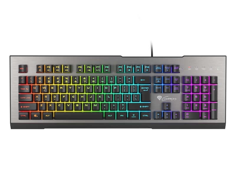 Genesis Rhod 500 Teclado Gaming Membrana - RGB - Anti-ghosting - Disposicion Española - Color Negro