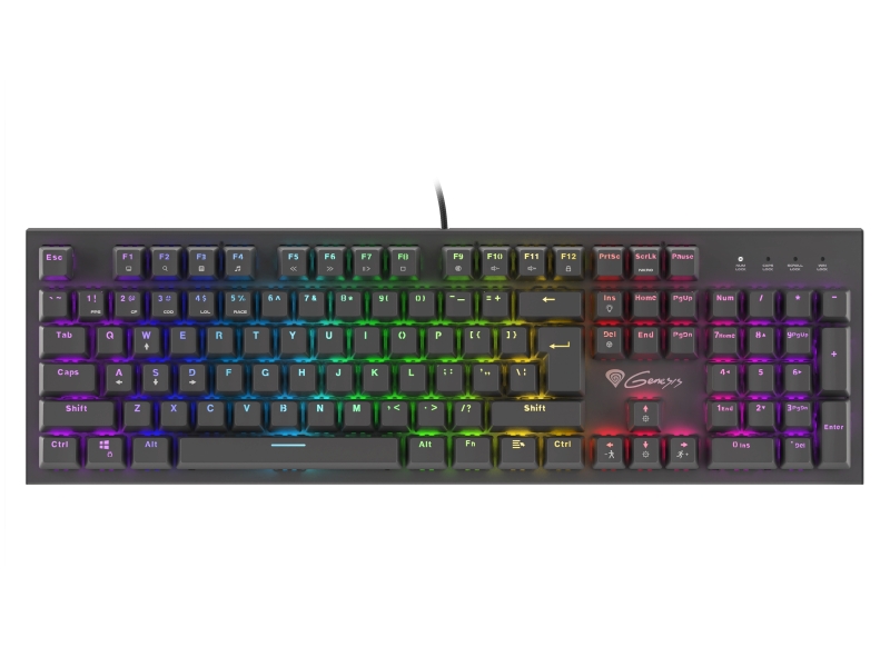 Genesis Thor 300 Teclado Gaming Mecanico - RGB - Otemu Red - Disposicion Portuguesa - Color Negro
