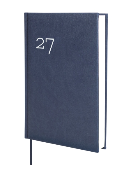 Finocam Dynamic Milano Agenda Profesional - Anual 2027 - 1 Dia por Pagina - Formato Y10 - 140x204mm - Cinta Punto - Tapa Dura Acolchada - Esquinas Microperforadas - Papel de 80g/m2 - Color Azul