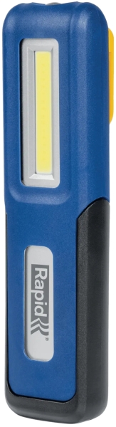 Rapid The Inspector Linterna LED Magenetica - Luz Frontal 150 Lumenes y Luz Superior 50 Lumenes - Bateria Recargable - Color Azul/Negro