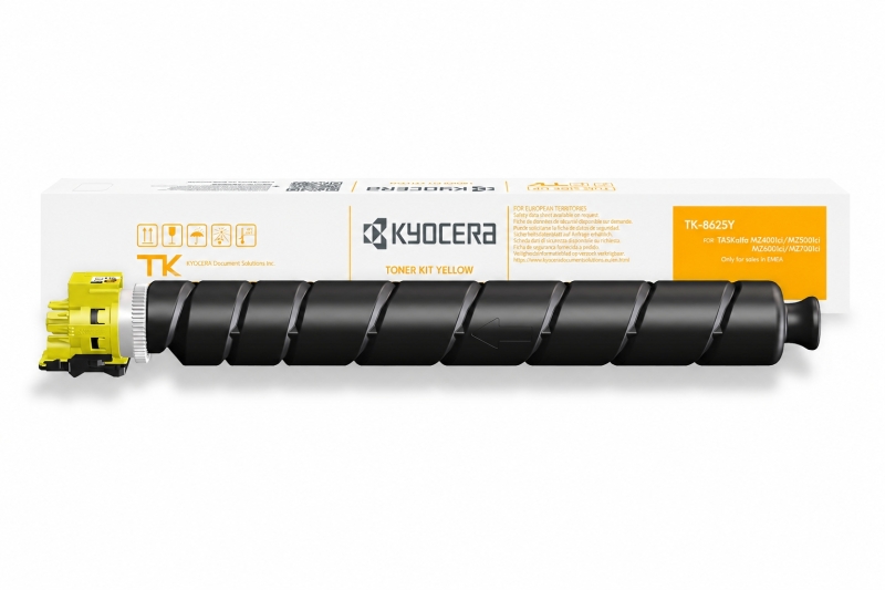 Kyocera TK8625 Amarillo Cartucho de Toner Original - 1T0C2KANL1/TK8625Y