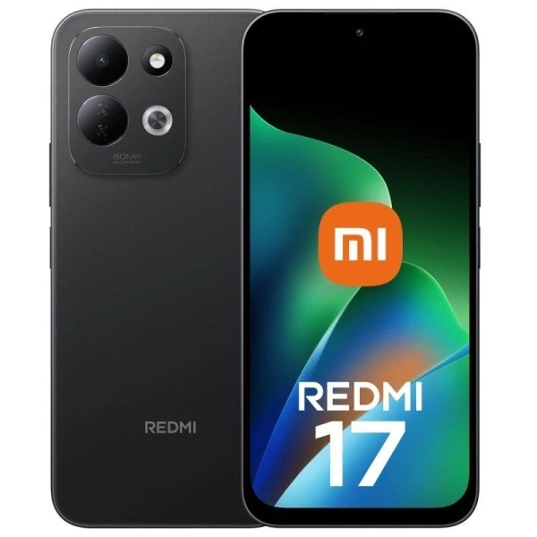 Xiaomi Redmi 17 Smartphone Pantalla 6.99" - 4GB - 128GB - Camara Principal 50MP - Bateria 7700mAh - Color Negro