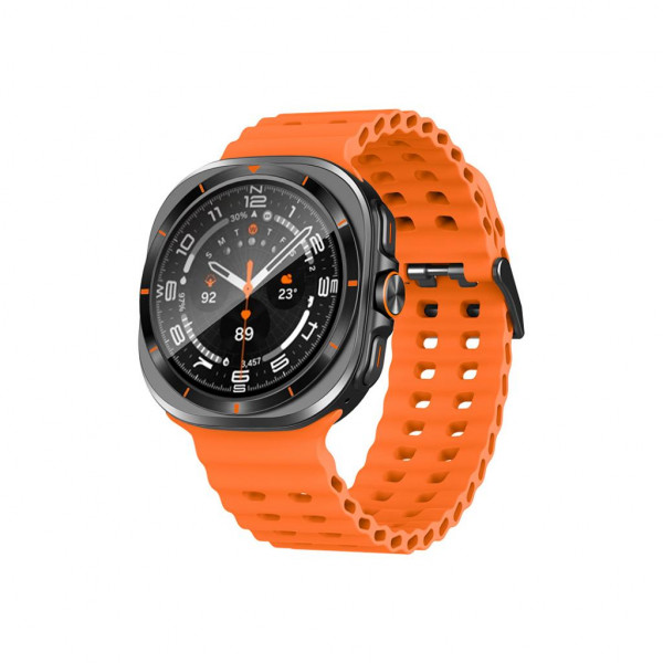 XO Ultra Smartwatch - Pantalla AMOLED 1.43" - 466x466px - IP67 - Llamadas - Bluetooth 3.0 y 5.0 - Carga Inalambrica - Bateria 330mAh - Color Naranja