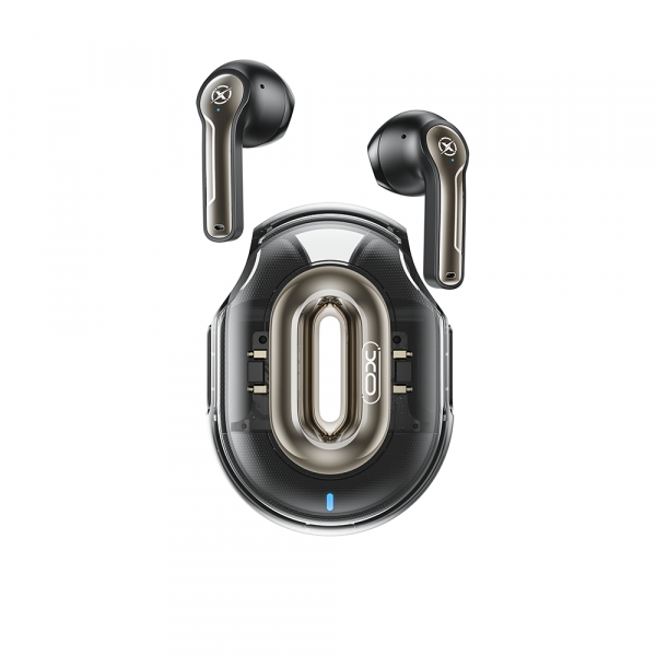 XO X43 Auriculares TWS - Bluetooth 5.4 - Autonomia hasta 18h con Estuche - USB-C - Emparejamiento Automatico - Compacto - Color Negro
