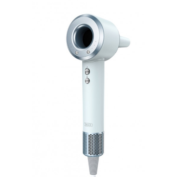 XO CF45 Secador de Pelo Ionico - Velocidad 110.000rpm - 3 Velocidades - Efecto Frio - Boquilla Magnetica - Color Blanco