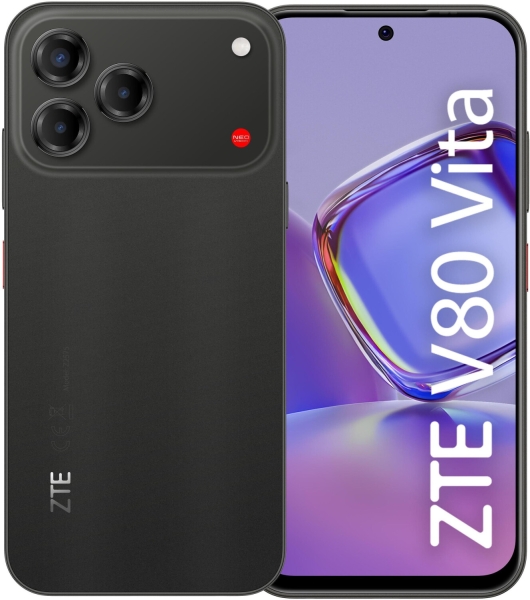 ZTE Blade V80 Vita Smartphone Pantalla 6,75" - 4 GB RAM - 256 GB - 120 Hz - Camara 50 MP -  Bateria 5000 mAh - Color Negro