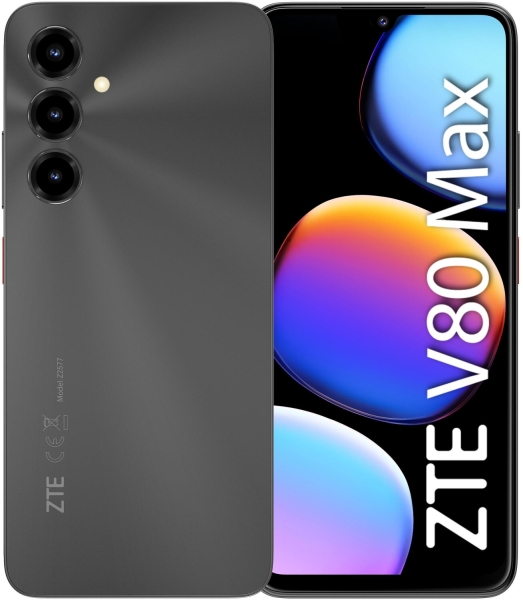 ZTE Blade V80 Max Smartphone Pantalla 6,9" - 4 GB - 256 GB - 120 Hz - Camara 50 MP -  Bateria 6000 mAh - Color Negro