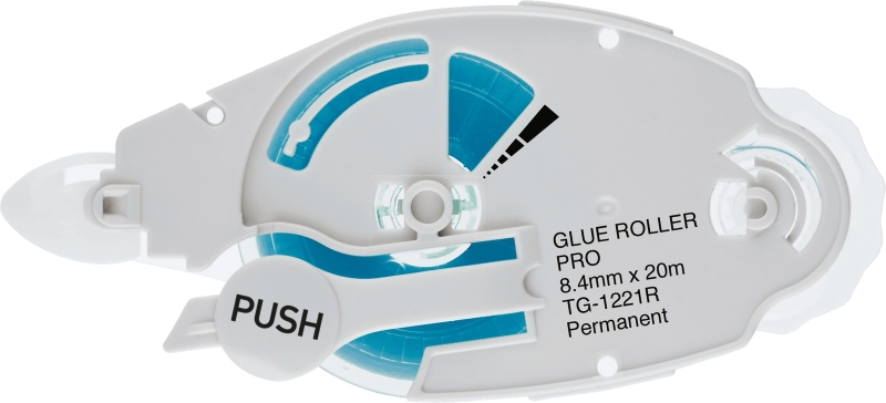 Plus Recambio de Adhesivo Permanente 8.4mm x 20m para Pro Roller