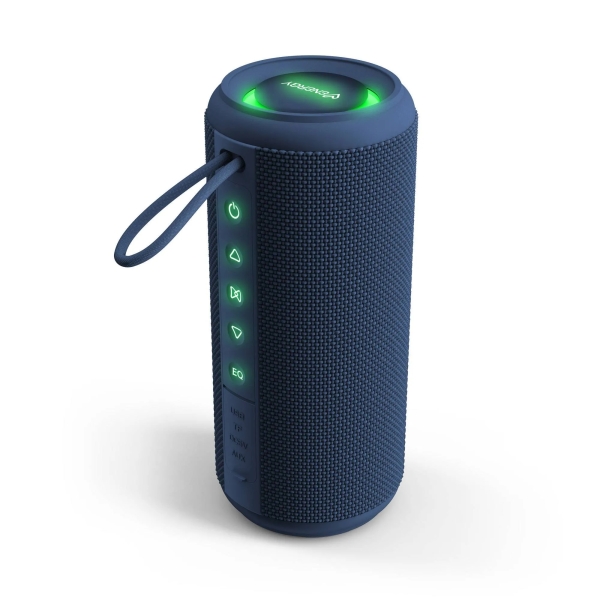Energy Sistem Ocean Altavoz 25W - Bluetooth 5.4 - Funcion True Wireless - Hasta 14 Horas de Autonomia - Luces RGB - Funcion Manos Libres - Color Azul