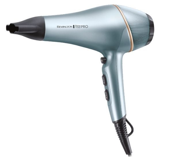 Remington Shine Therapy Pro Secador de Pelo 2200W - Tencologia Ionica - 3 Termperaturas 2 Velocidades - Motor AC Profesional