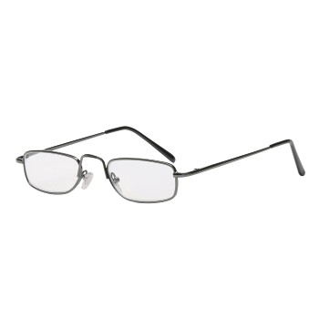Hama Gafas de Lectura de +3.0 Dioptrias - Montura Metalica - Unisex - Color Plata