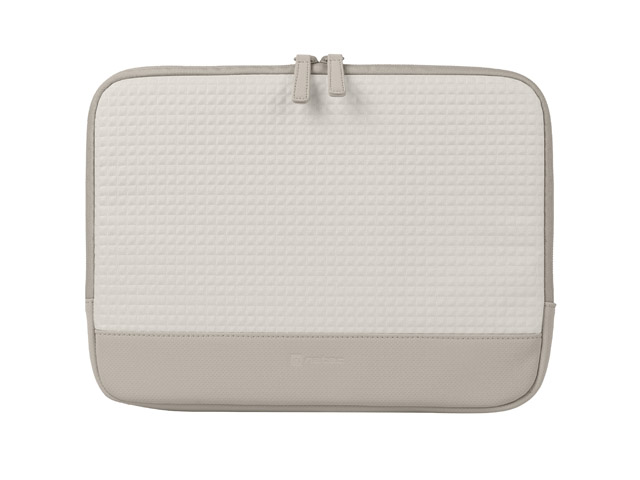 Natec Mussel 2 Funda par Portatiles de 16" - Resistente a Salpicadras y Humedad - Delgada y Resistente - Color Beige