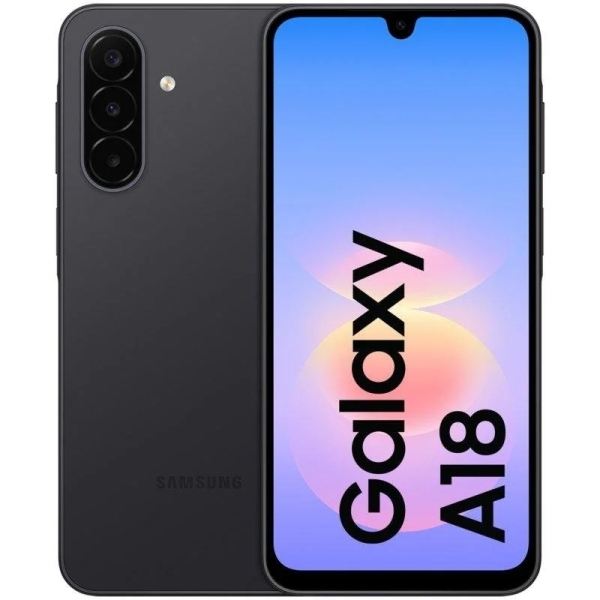 Samsung Galaxy A18 Smartphone 6,7" Super AMOLED - 4GB - 128GB - Camara 50 MP - Bateria 5000mAh - Color Negro